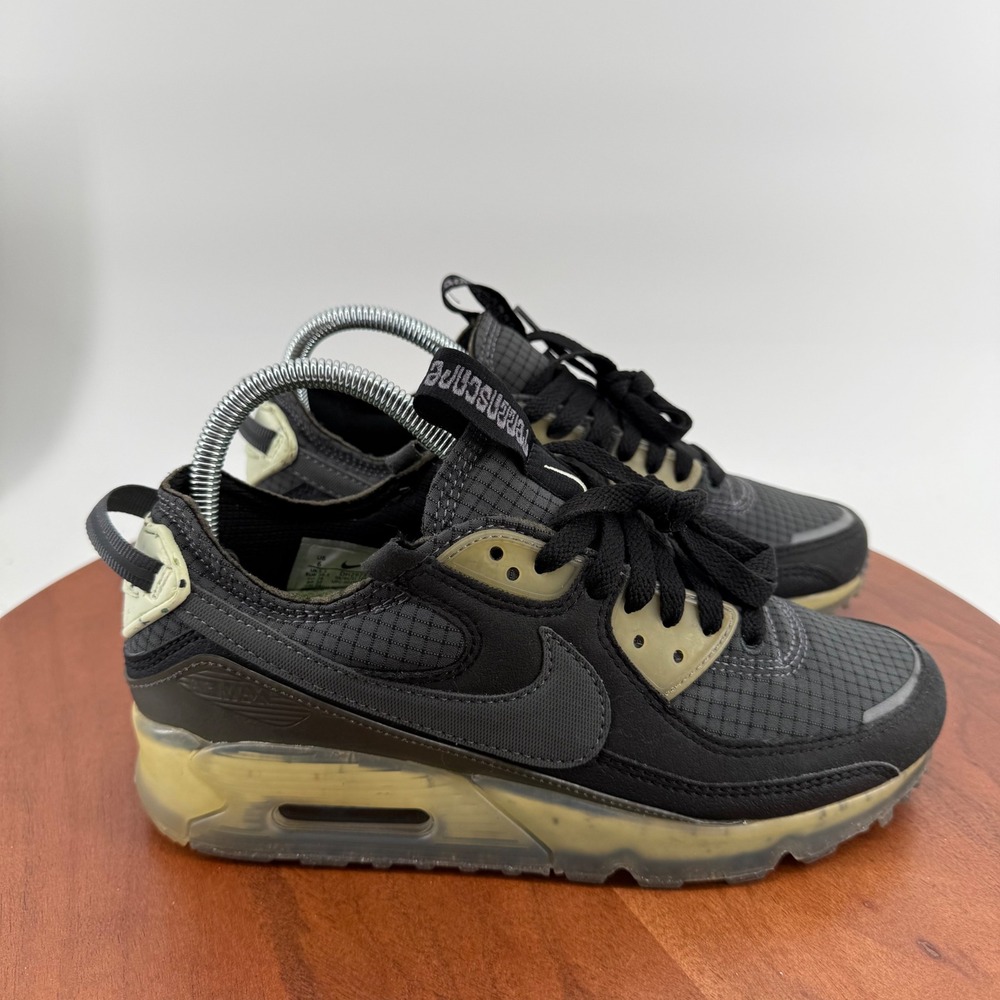 Nike Air Max 90 Terrascape Black Dark Grey Lime Ice DH2973-001 Mens Size 6